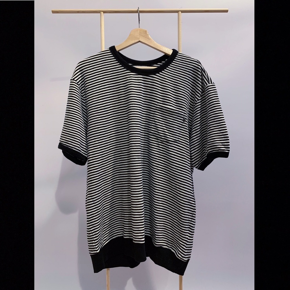 Obey striped T-shirt in size Large